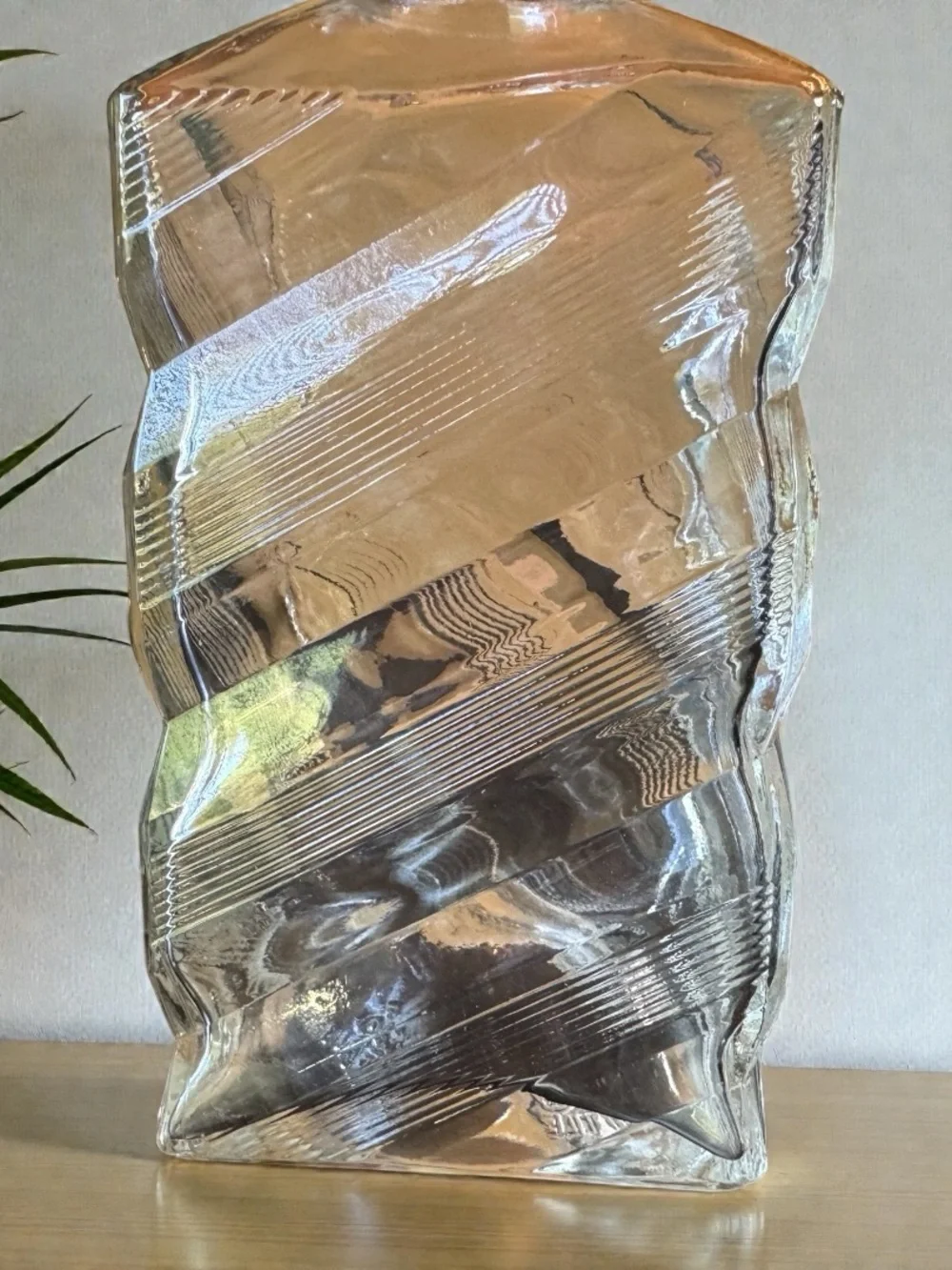 Vintage I.W. Harper Kentucky Bourbon Glass Decanter Bottle | Retro Barware